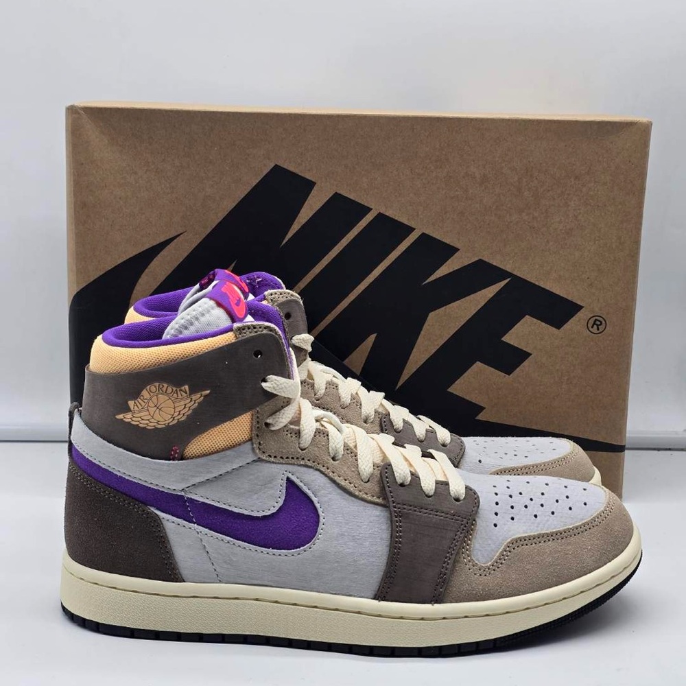 NIKE Air Jordan 1 Zoom Cmft 2  Dv1307-205 Comfort Palomino/Wildberry Size 10